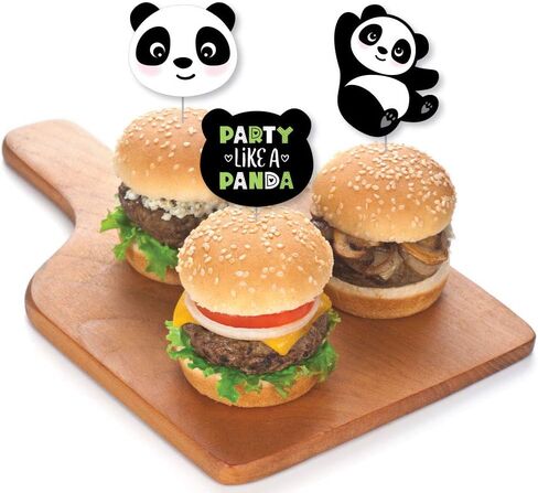 Big Dot of Happiness Party Like a Panda Bear - أغطية كب كيك الحلوى - حفل استقبال المولود الجديد، حفلات أعياد الميلاد - مجموعة من 24 قطعة in Saudi Arabia