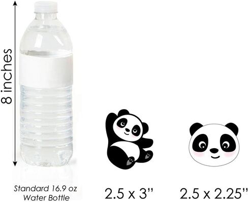 Big Dot of Happiness Party Like a Panda Bear - أغطية كب كيك الحلوى - حفل استقبال المولود الجديد، حفلات أعياد الميلاد - مجموعة من 24 قطعة in Saudi Arabia