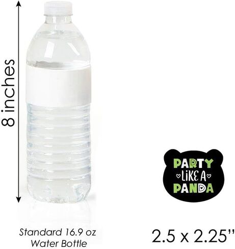 Big Dot of Happiness Party Like a Panda Bear - أغطية كب كيك الحلوى - حفل استقبال المولود الجديد، حفلات أعياد الميلاد - مجموعة من 24 قطعة in Saudi Arabia
