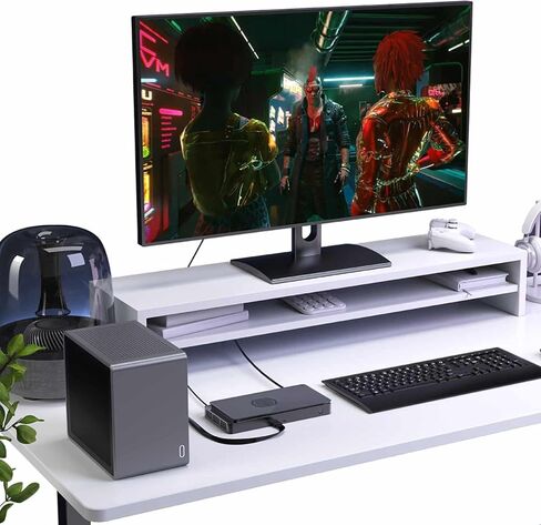 محطة إرساء GPD G1 2024 eGPU مع AMD Radeon RX 7600M XT، و8 جيجابايت GDDR6، وOculink eGPU، و3X USB 3.2، وUSB 4، وHDMI 2.1، وDisplayPort 1.4a، وشاحن 240 واط، وتبديل TGP، وعامل شكل صغير مثالي لألعاب 4K. in Kuwait