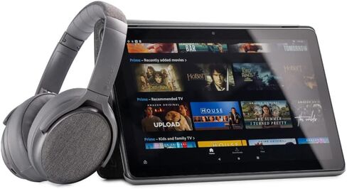 Made for Amazon, Active Noise Cancelling Bluetooth Headphones with Built-in Microphone | Black in Saudi Arabia