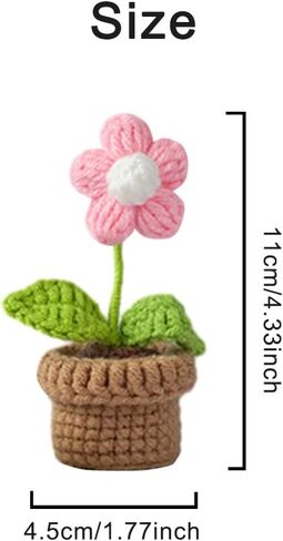 مجموعة كروشيه للمبتدئين، مجموعة زهور الحياكة DIY، مجموعة كروشيه للمبتدئين، مجموعة أدوات كروشيه للمبتدئين للبالغين (وردي) in Kuwait