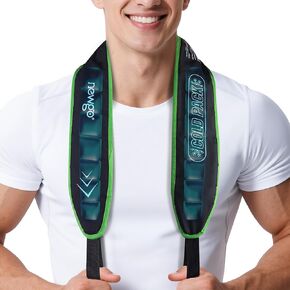 NEWGO Neck Ice Pack Cooling Neck Wrap - Long-Lasting Cold Therapy Scarf for Hot Weather, Neck Pain & Hot Flash Relief, Reusable Ice Pack for Athletes, Outdoor Sports & Indoor Use in Kuwait
