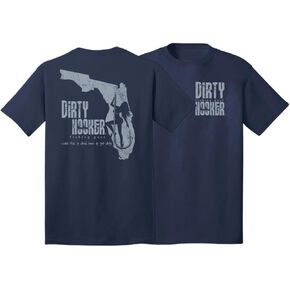 Dirty Hooker Fishing Gear, Short Sleeve Tee with Florida Logo in Saudi Arabia
