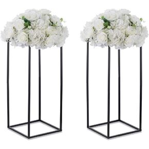 Black Plant Stand Indoor: 31.5" Tall Pedestal Stand for Wedding Centerpieces Party Event Center Pieces Decoration for Table Home Decor 2 PCS in Saudi Arabia