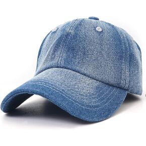 Denim Cowboy Baseball Cap Adjustable Trucker Hat for Men Women Vintage Unstructured Cotton Dad Hat Casual Sports Cap in Saudi Arabia