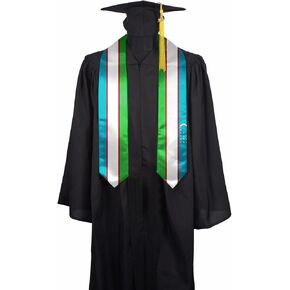Flag Graduation Stole Sash, Flag Graduation Shawl Sash Stole Wraps Scarf For International Study Pride Women Men (Uzbekistan) in Saudi Arabia