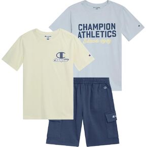 Champion Boys 3 Piece Graphic T Shirts and Short Sets for Kids in Kuwait