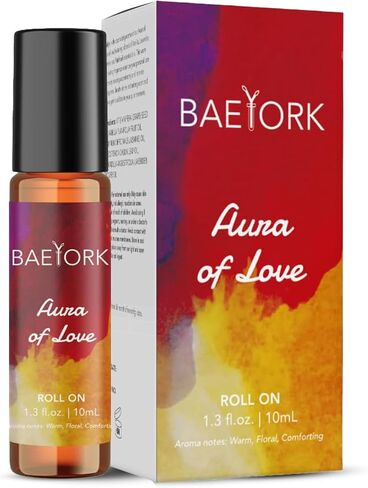 Aura of Love Roll-On Blend Essential Oils of Vanilla, Jasmine, Patchouli & Lavender Romantic & Warm Aromatherapy Fragrance, 10 ml (Pack of 1) in Saudi Arabia