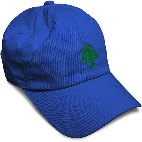 Custom Soft Baseball Hat Embroidered Dad Hat Lebanon Flag Tree Seal Embroidery Men & Ladies Baseball Cap in Kuwait