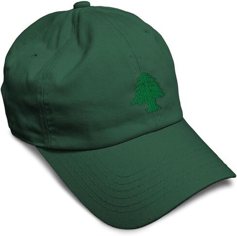 Custom Soft Baseball Hat Embroidered Dad Hat Lebanon Flag Tree Seal Embroidery Men & Ladies Baseball Cap in Kuwait