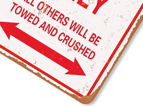 Skyocean BRONCO Parking only vintage look funny mental tin sign-8 X 12 inches-Aluminum… in Kuwait