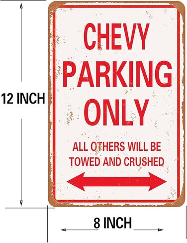 Skyocean BRONCO Parking only vintage look funny mental tin sign-8 X 12 inches-Aluminum… in Kuwait