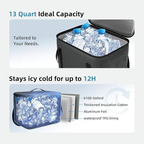 Ice Machine for Knee After Surgery, Cold Therapy Knee Ice Machine, Quiet Pump for Night Sleep, Multi-Gear Programmable Timer, Continuous Ice Water Circulation, Leakproof, ACL Post-Op Swelling Relief in Kuwait