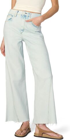 بنطلون جينز Joe's Jeans للسيدات The Mia High Rise واسع الساق واسع الكاحل، Reverence، 26 in Kuwait