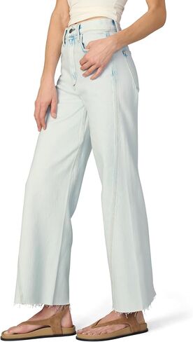 بنطلون جينز Joe's Jeans للسيدات The Mia High Rise واسع الساق واسع الكاحل، Reverence، 26 in Kuwait