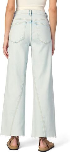 بنطلون جينز Joe's Jeans للسيدات The Mia High Rise واسع الساق واسع الكاحل، Reverence، 26 in Kuwait