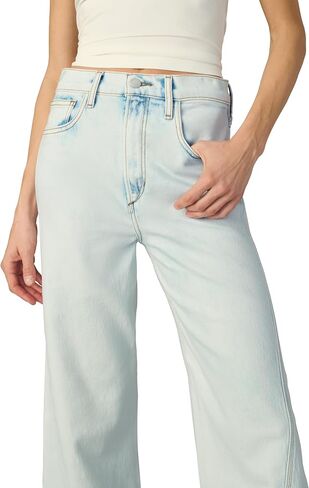 بنطلون جينز Joe's Jeans للسيدات The Mia High Rise واسع الساق واسع الكاحل، Reverence، 26 in Kuwait