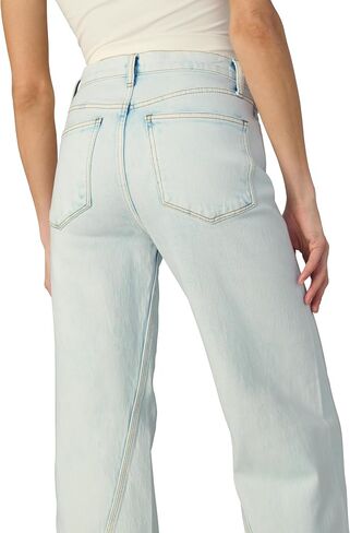 بنطلون جينز Joe's Jeans للسيدات The Mia High Rise واسع الساق واسع الكاحل، Reverence، 26 in Kuwait