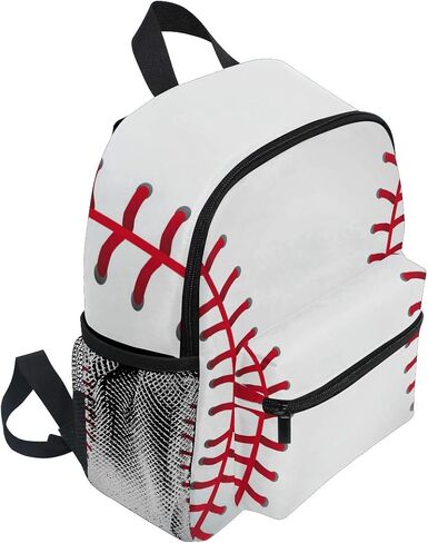 Toddler Kids Backpack Baseball Pattern 12 Inch Preschool Backpack School Bag Mini Casual Daypack for Boy Girl in Saudi Arabia