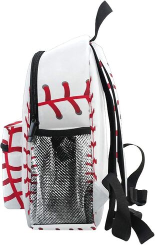 Toddler Kids Backpack Baseball Pattern 12 Inch Preschool Backpack School Bag Mini Casual Daypack for Boy Girl in Saudi Arabia