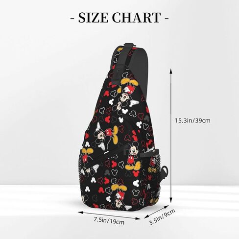 Adult Sling Bag Crossbody for Travel, Commute, Theme Parks & City Walks, Hands-Free Chest Pack, Everyday Carry, Great Gift for Men & Women in Saudi Arabia