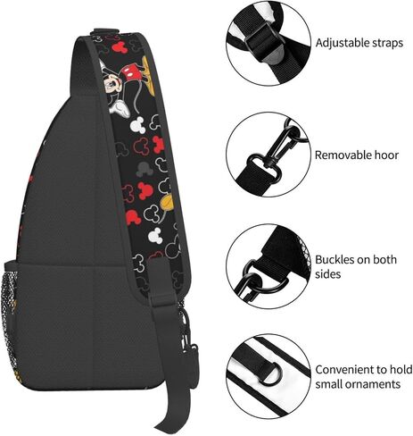 Adult Sling Bag Crossbody for Travel, Commute, Theme Parks & City Walks, Hands-Free Chest Pack, Everyday Carry, Great Gift for Men & Women in Saudi Arabia