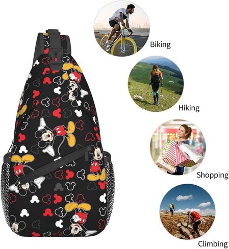 Adult Sling Bag Crossbody for Travel, Commute, Theme Parks & City Walks, Hands-Free Chest Pack, Everyday Carry, Great Gift for Men & Women in Saudi Arabia