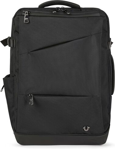 True Religion Travel Backpack for Men and Women - Carry On Flight Approved Luggage Bag, 16" Laptop Compartment, Clothes Storage, Tech Organizer, Traveling Business Weekender Daypack for Personal Items in Kuwait