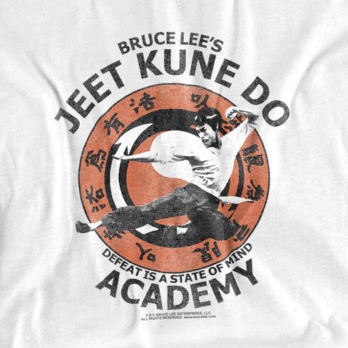 تي شيرت Popfunk Bruce Lee Jeet Kune Do Academy، رمادي in Kuwait