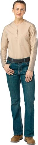 Bulwark FR Women's Flame Resistant Flex Knit Henley in Kuwait