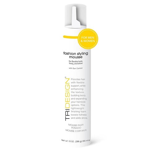 TRI Fashion Styling Mousse - Wavy Hair Volumizer & Curl Tamer with Frizz Control, Shine & Styling Options for Women, Hair Foam - 10 Ounce in Kuwait