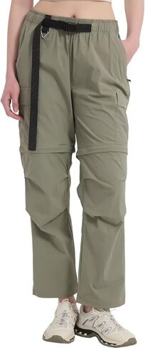 JOMLUN Women's Hiking Zip Off Pant Outdoor Pants Quick Dry Convertible Camping Lightweight Breathable in Saudi Arabia