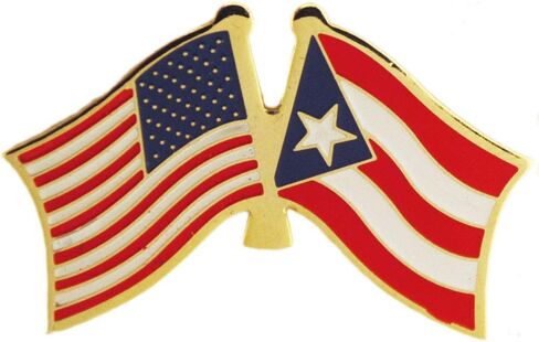 Puerto Rico Flag Patch and Pin in Kuwait