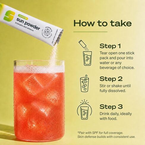 First 3-in-1 Drinkable Skincare, by World-Class Dermatologist & Skin Surgeon, Regenerative Formula, Nicotinamide, Collagen Peptides, Astaxanthin, Glutathione, 30 Stick Packs, Melon in Saudi Arabia