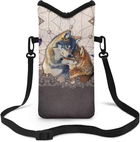 Cute Crossbody Phone Bag for Woman Neoprene Cell Phone Sleeve Pouch Waterproof Protective Cellphone Purse Bag in Saudi Arabia