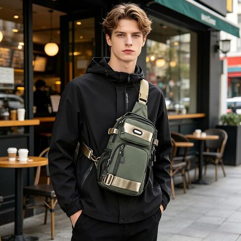 Unisex Multifunctional Anti-Theft Chest Bag for Travel And Sports, Lightweight Small Backpack with a Single Shoulder Crossbody Design | Travel And Sports in Kuwait