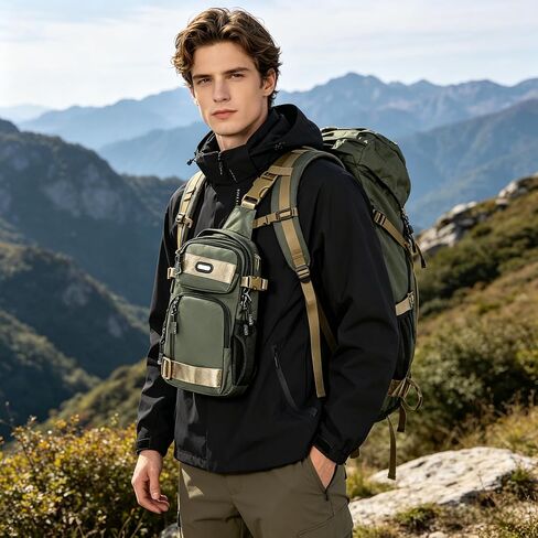 Unisex Multifunctional Anti-Theft Chest Bag for Travel And Sports, Lightweight Small Backpack with a Single Shoulder Crossbody Design | Travel And Sports in Kuwait