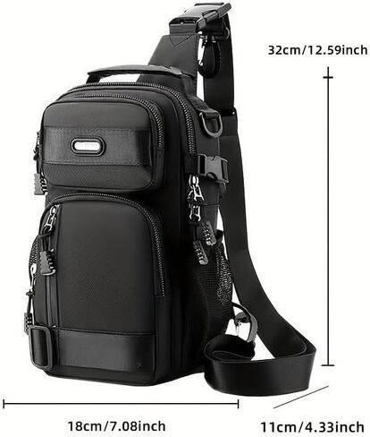 Unisex Multifunctional Anti-Theft Chest Bag for Travel And Sports, Lightweight Small Backpack with a Single Shoulder Crossbody Design | Travel And Sports in Kuwait