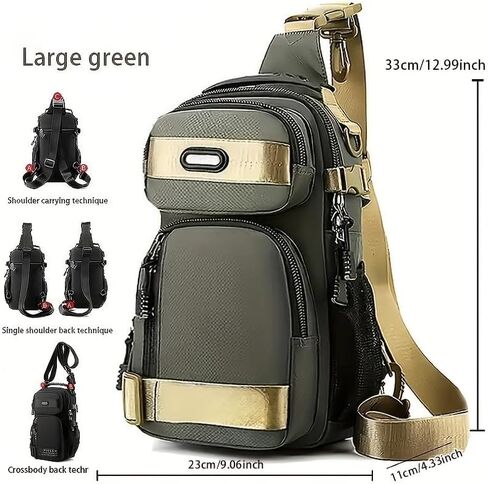 Unisex Multifunctional Anti-Theft Chest Bag for Travel And Sports, Lightweight Small Backpack with a Single Shoulder Crossbody Design | Travel And Sports in Kuwait