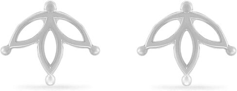 Boma Jewelry Sterling Silver Lotus Flower Stud Earrings in Kuwait