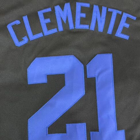 Men's #21 Roberto Clemente Jersey, Cangrejeros Embroidered Retro Puerto Rico Santurce Shirt for Casual Party Sports in Saudi Arabia