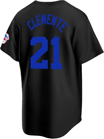 Men's #21 Roberto Clemente Jersey, Cangrejeros Embroidered Retro Puerto Rico Santurce Shirt for Casual Party Sports in Saudi Arabia