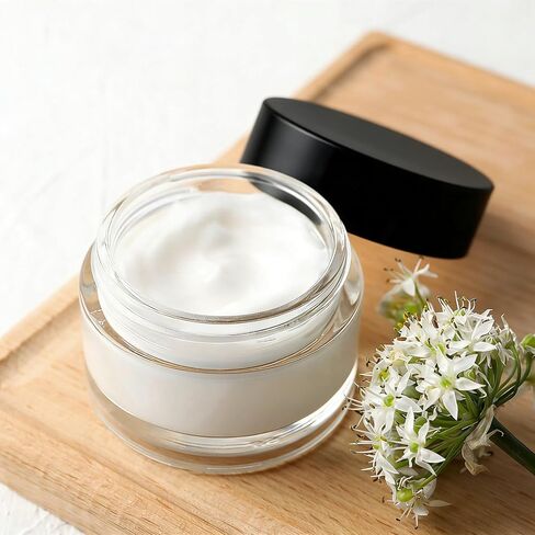 1 oz Glass Jars with Lids & Inner Liners, 4 Pack Small Glass Jars Thick Round Airtight Travel Containers for Cosmetics Cream Lotions Powders | Candle Making Jar in Saudi Arabia
