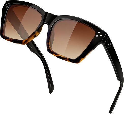 KANASTAL Oversized Square Cat Eye Sunglasses Womens Mens Polarized UV400 Sunglasses Modern Classic Sun Glasses in Saudi Arabia