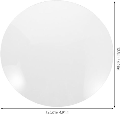 VOSAREA Large Wall Clock Glass Replacement 5 Inch Convex Dome Cover, Transparent Round Glass Dome Part for Mantel Grandfather Pendulum Clocks in Kuwait