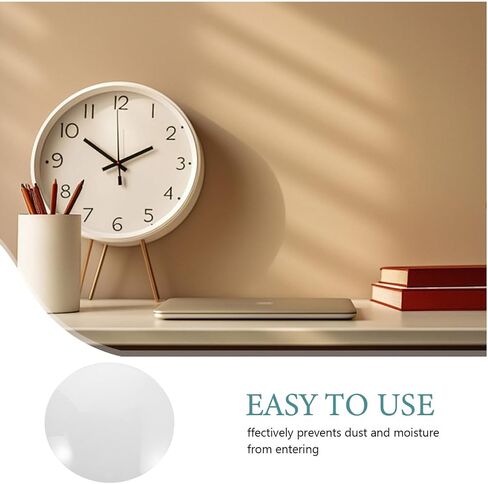 VOSAREA Large Wall Clock Glass Replacement 5 Inch Convex Dome Cover, Transparent Round Glass Dome Part for Mantel Grandfather Pendulum Clocks in Kuwait