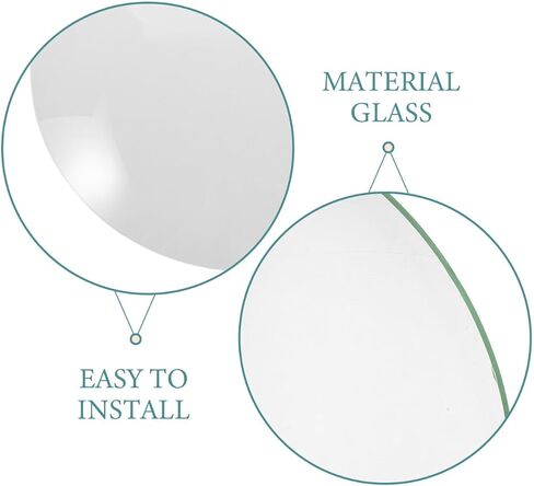 VOSAREA Large Wall Clock Glass Replacement 5 Inch Convex Dome Cover, Transparent Round Glass Dome Part for Mantel Grandfather Pendulum Clocks in Kuwait