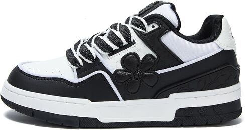 Skateboarding Sneakers Leather Platform Sneaker for Men Comfortable Casual Stylish Walking Shoes Women,Low Top Shoe Couples Casual Tennis Skate Shoes in Kuwait