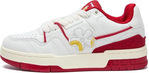 Skateboarding Sneakers Leather Platform Sneaker for Men Comfortable Casual Stylish Walking Shoes Women,Low Top Shoe Couples Casual Tennis Skate Shoes in Kuwait